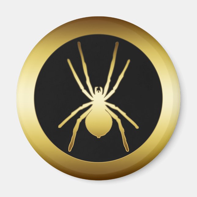 GOLD SPIDER MAGNET (Vorne)
