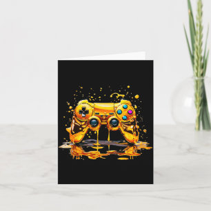 Gold Splash Videospielcontroller Golden Gamer Spie Karte