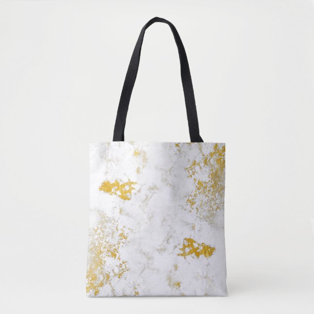 Gold spritzt Textur. Gestaltungselement Tasche (Vorderseite)