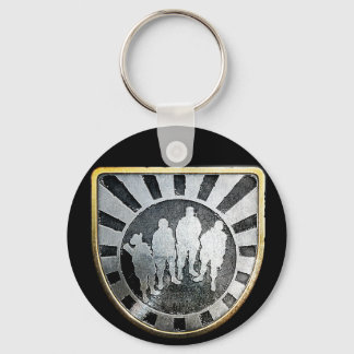 Gold Squad Button Schlüsselanhänger
