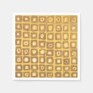 Gold Squared Napkin Serviette