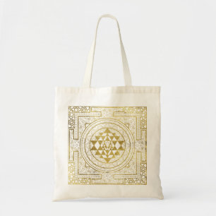 Gold Sri Yantra/Sri Chakra Tragetasche