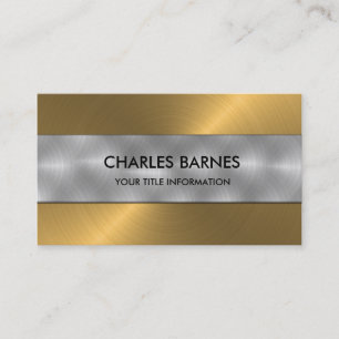 Gold Stainless Steel Business Card Visitenkarte