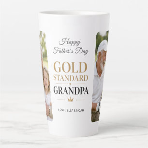 Gold Standard Opa Chic 2 Foto-Collage Latte Milchtasse
