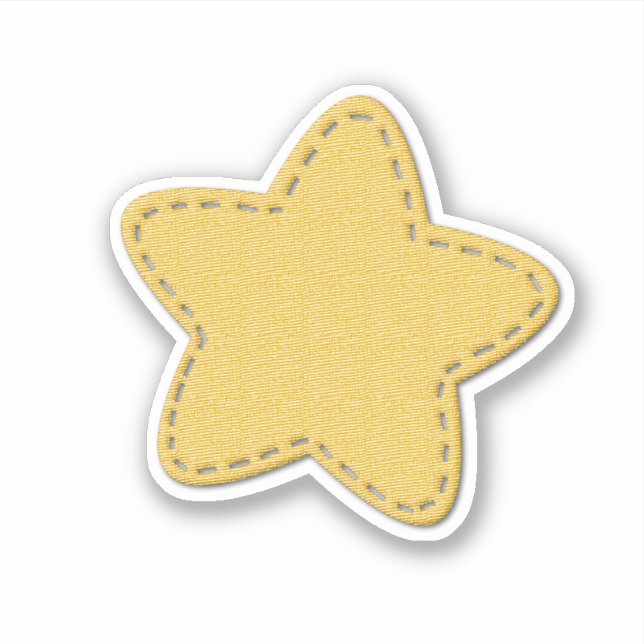 Gold Star Aufkleber (Vorderseite)