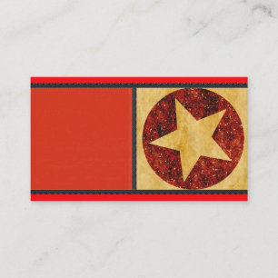 Gold Star Business Card Visitenkarte