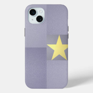 Gold Star Excellence Chic Textured Periwinkle Case-Mate iPhone Hülle