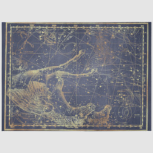 Gold Star Karten-Serie Design 13 Seidenpapier