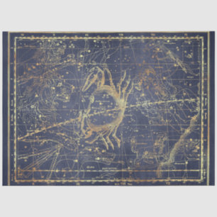 Gold Star Karten-Serie Design 15 Seidenpapier