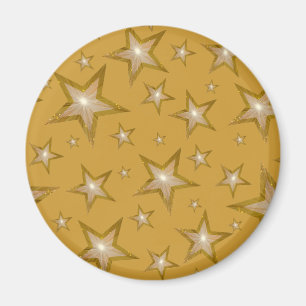 Gold Star Kühlschrankmagnet