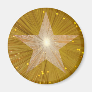 "Gold"-Star-Kühlschrankmagnet Magnet