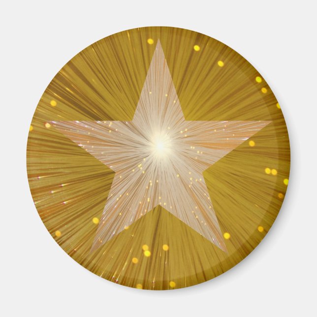 "Gold"-Star-Kühlschrankmagnet Magnet (Vorne)