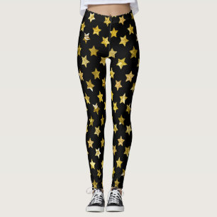 Gold Star Leggings