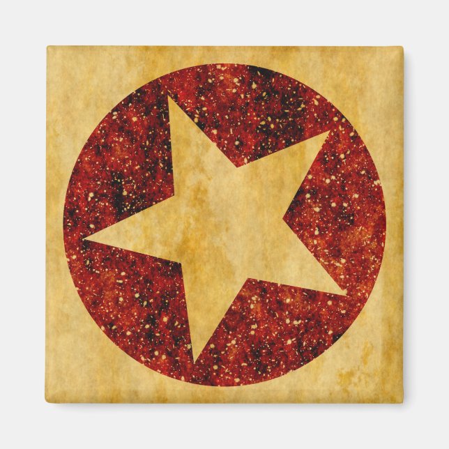 Gold Star Magnet (Vorne)