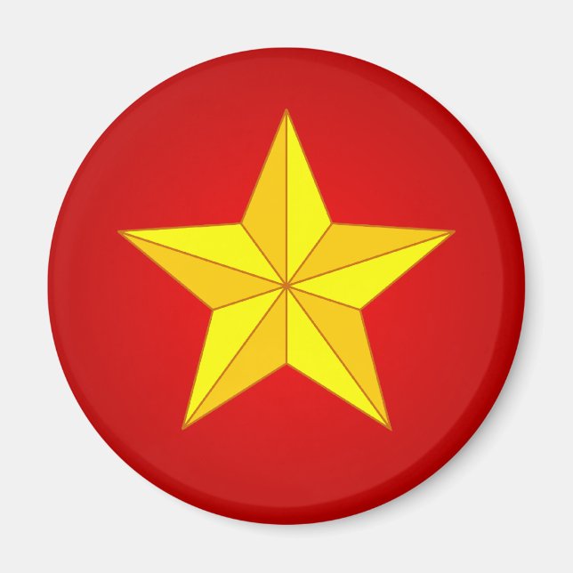 Gold Star Magnet (Vorne)