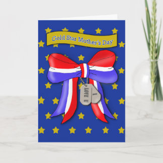 Gold Star Muttertagskarte Karte
