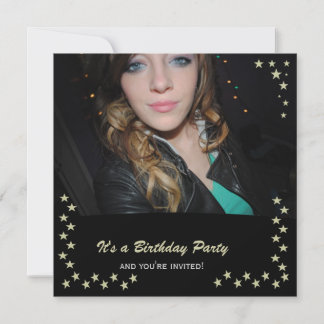 Gold Star: Party Einladungen