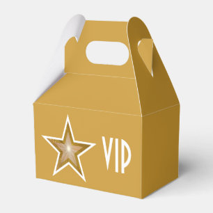 Gold Star Print VIP Gold Greifbox Geschenkschachtel