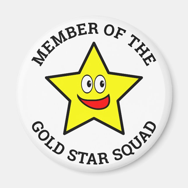 Gold Star Squad Member Magnet (Vorne)