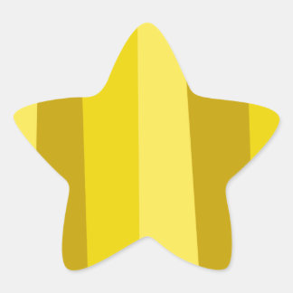 Gold Star Stern-Aufkleber