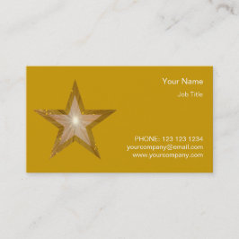 Gold-Star-Visitenkarten-Sister-Gold Visitenkarte