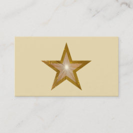 Gold Star Visitenkartenvorlage Visitenkarte