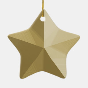 Gold Star Weihnachtsschmuck Maßgeschneiderte Vorla