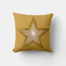 "Gold"-Star-Werfer-Kissengold
