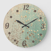 Gold Stardust auf Sea Green