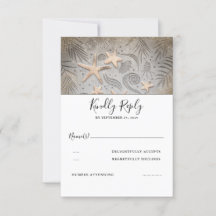 Gold Starfish Beach Hochzeit UAWG