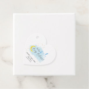 Gold Starlit Baby Boy Bliss Stork Sonderlieferung Geschenkanhänger