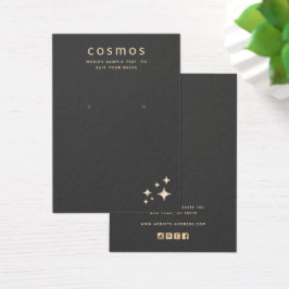 Gold Stars Astrologie Add Logo Earring Display Car