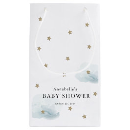 Gold Stars & Clouds Baby Showbeutel Kleine Geschenktüte