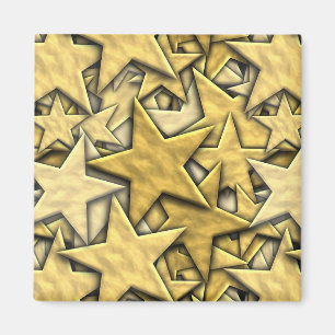 Gold Stars Magnet
