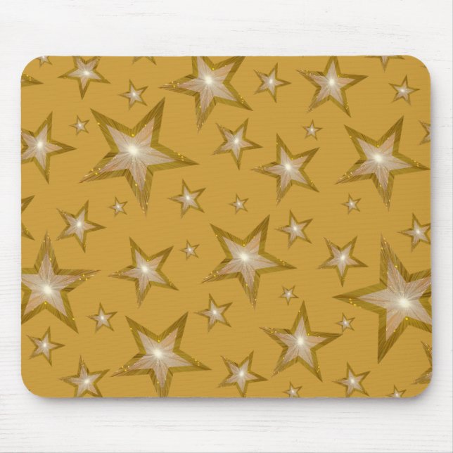 Gold-Stars-Mousepad Mousepad (Vorne)