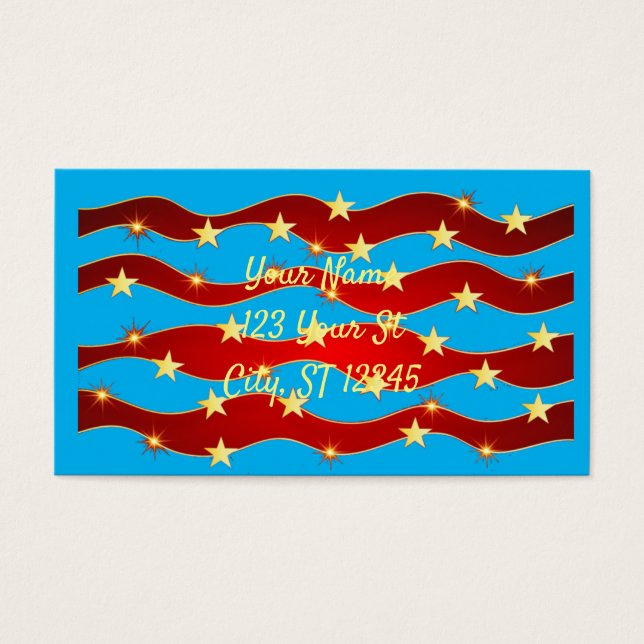 Gold Stars Patriotic Sky Thunder_Cove (Vorderseite)