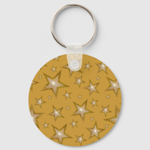 Gold Stars Schlüsselanhänger
