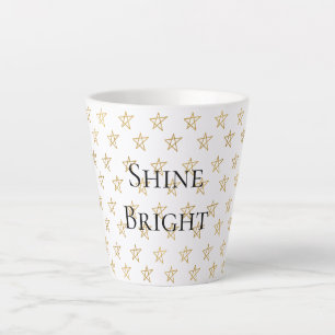 Gold Stars Shine Bright Milchtasse