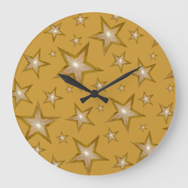 "Gold" Stars Uhr rund um Gold (Vorderseite)