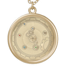Gold Steampunk Gold Plakatklemme