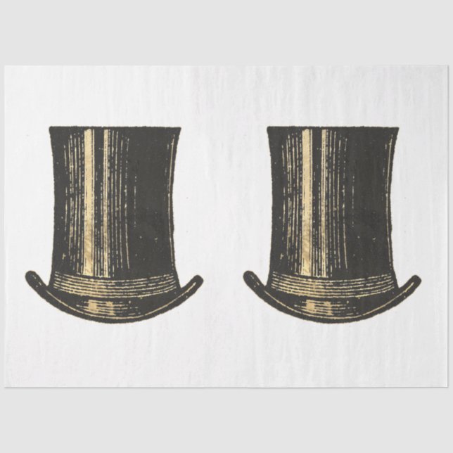 Gold SteamPunk Serie Design 32 Seidenpapier (Vorderseite)