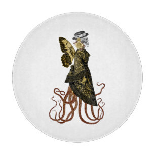 Gold SteamPunk Serie Design 5 Schneidebrett