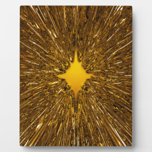 Gold-Sternexplosion Fotoplatte