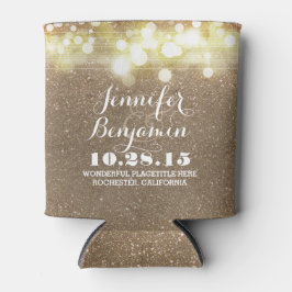 Gold String Lights Glam Wedding Dosenkühler