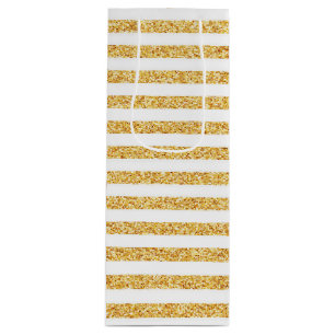 Gold Strip Geschenktasche Geschenktüte Für Weinflaschen