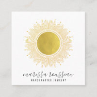 Gold Sun Imitate Foil Mandala Juwelier Designer