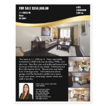 Gold Swoosh Realtor Flyer