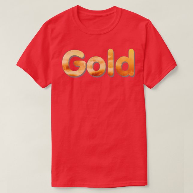 Gold T-Shirt (Design vorne)