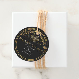 Gold Tarot Karte Hexen-Honig-Hochzeit Geschenkanhänger