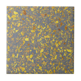 Gold Terrazzo Pattern Fliese